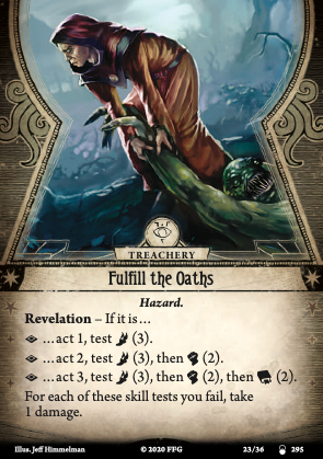 Fulfill the Oaths