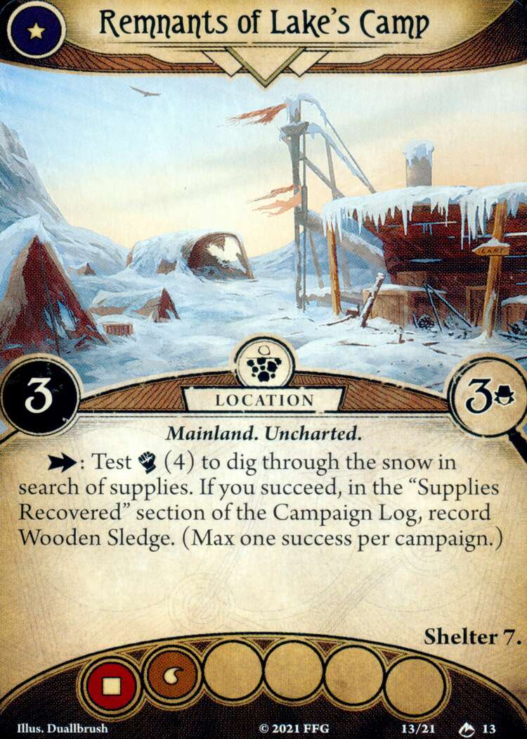 Remnants of Lake's Camp