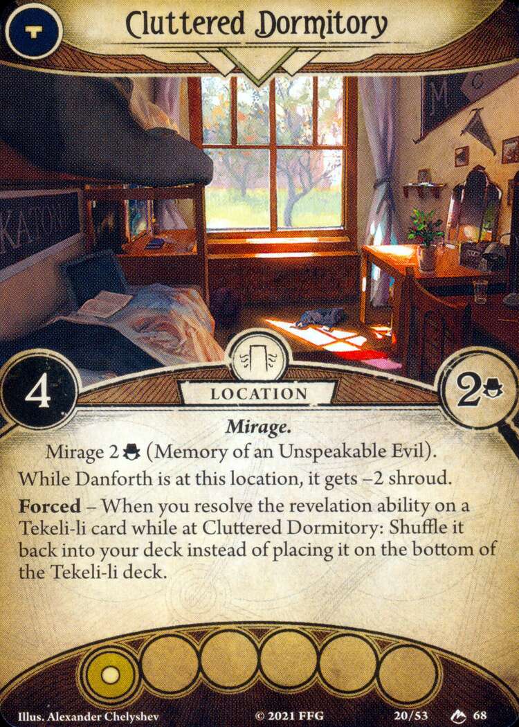 Cluttered Dormitory
