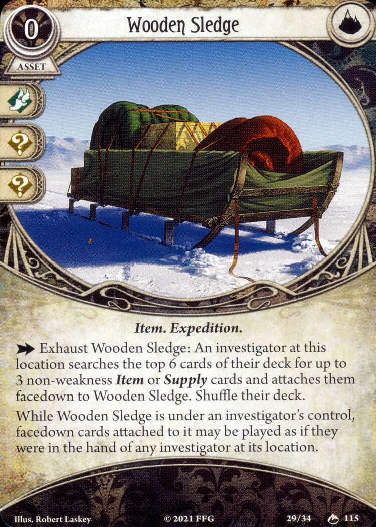 Wooden Sledge