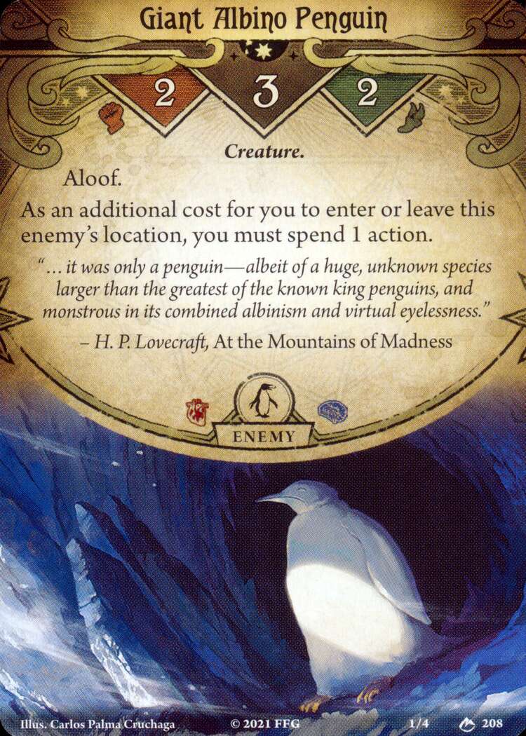 Giant Albino Penguin