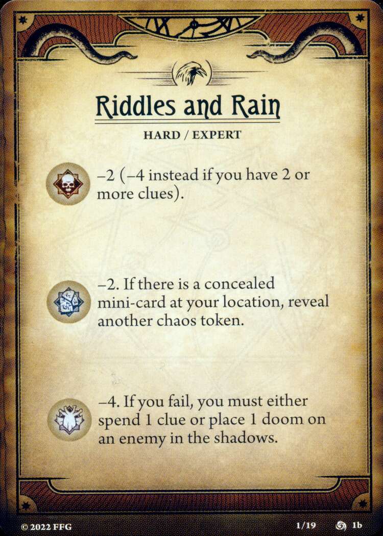 Riddles and Rain