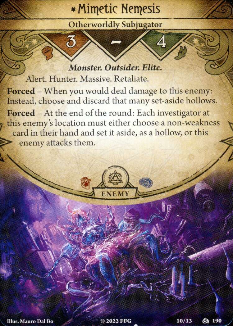 Mimetic Nemesis