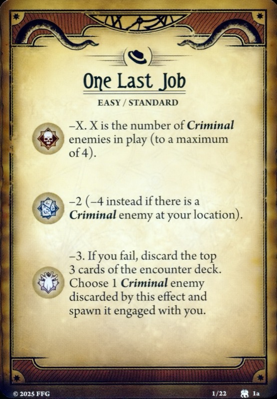 One Last Job