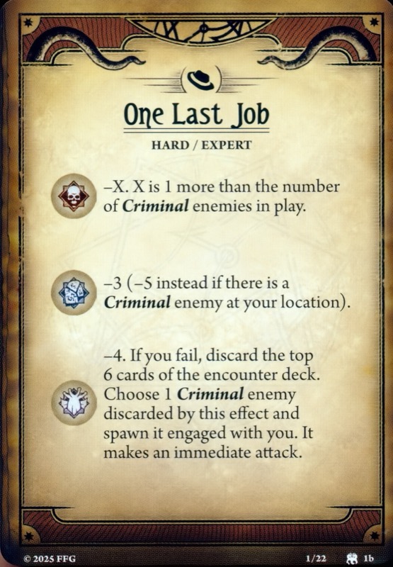 One Last Job